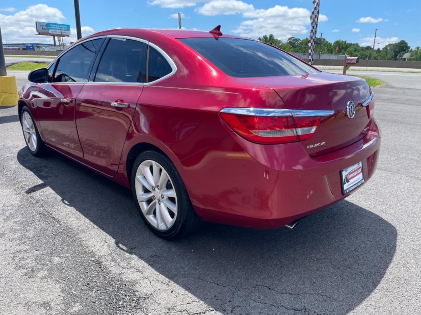 2014 Maroon Buick Verano (1G4PR5SK6E4) with an 4-Cyl, ECOTEC, 2.4 Liter engine, Auto, 6-Spd w/Shft Ctrl transmission, located at 8008 Warden Rd, Sherwood, AR, 72120, (501) 801-6100, 34.830078, -92.186684 - Photo#5